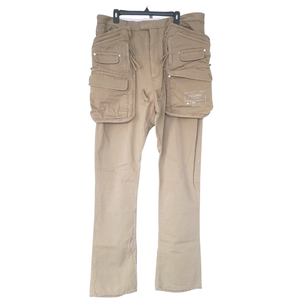 DSQUARED2 🇨🇦  Army Pocket Cargo Pants - 40" Waist, Camel